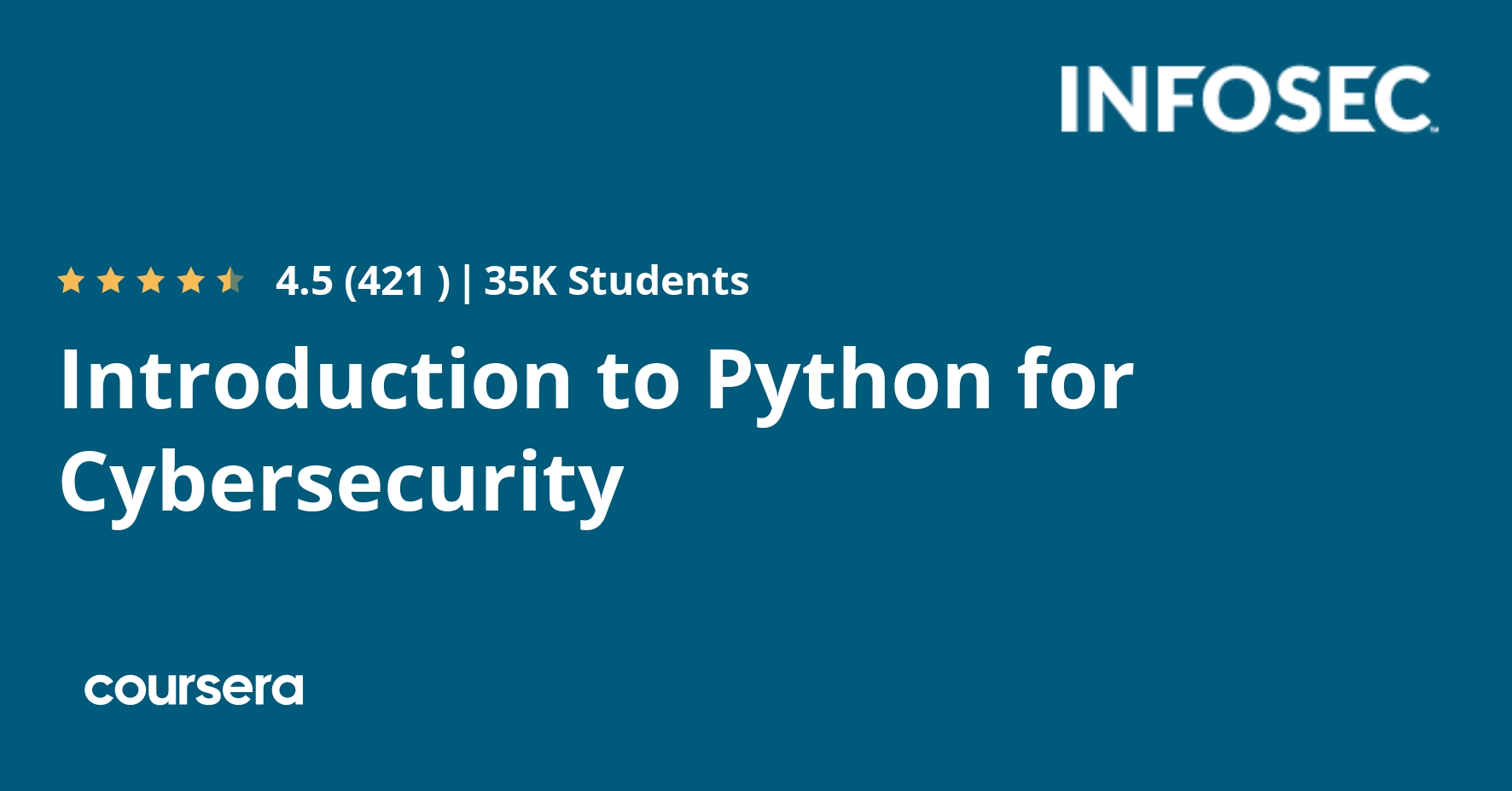 Introduction to Python for Cybersecurity Coursera