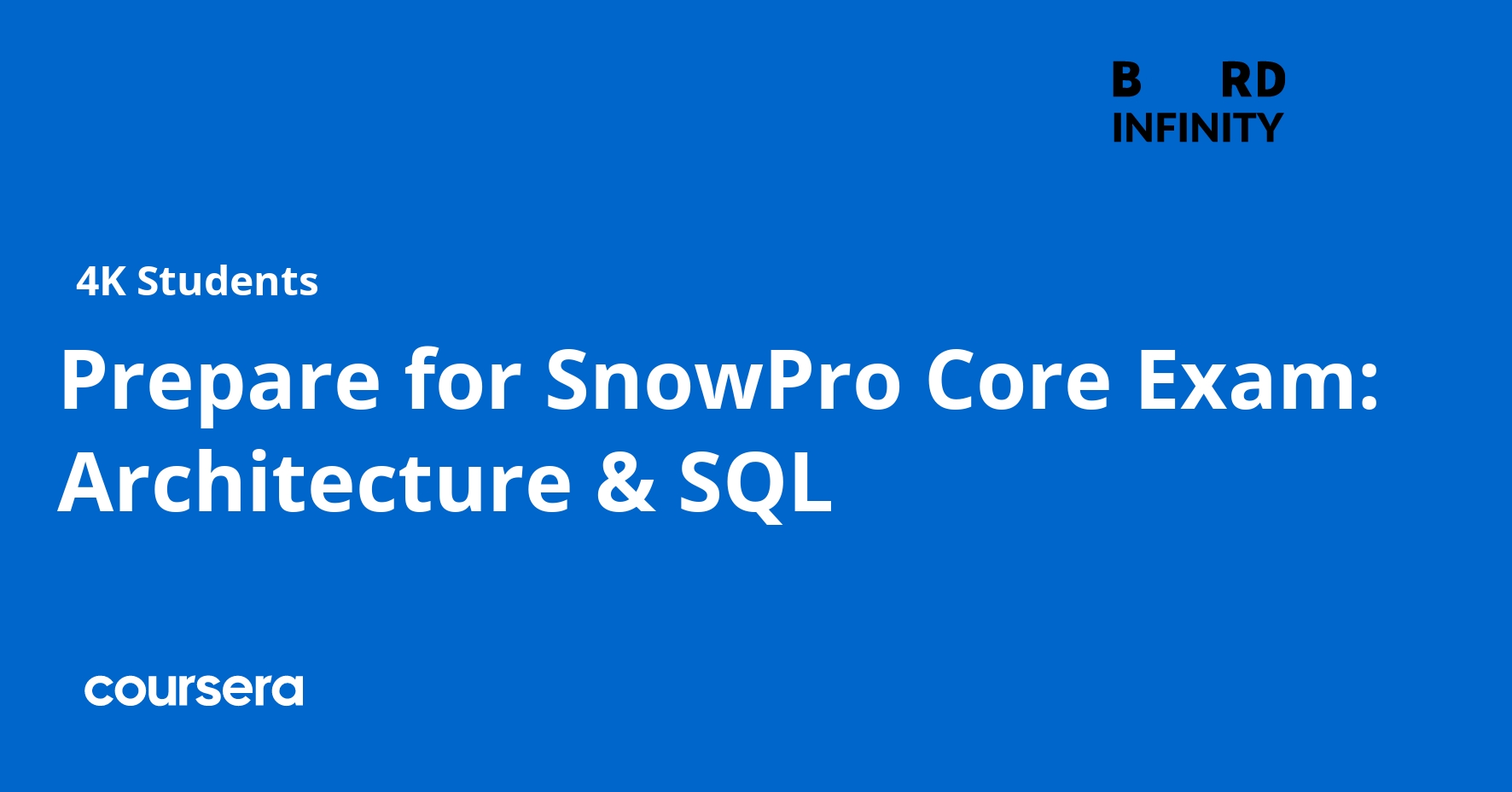 Snowflake SnowPro Core Certification Preparation Coursera