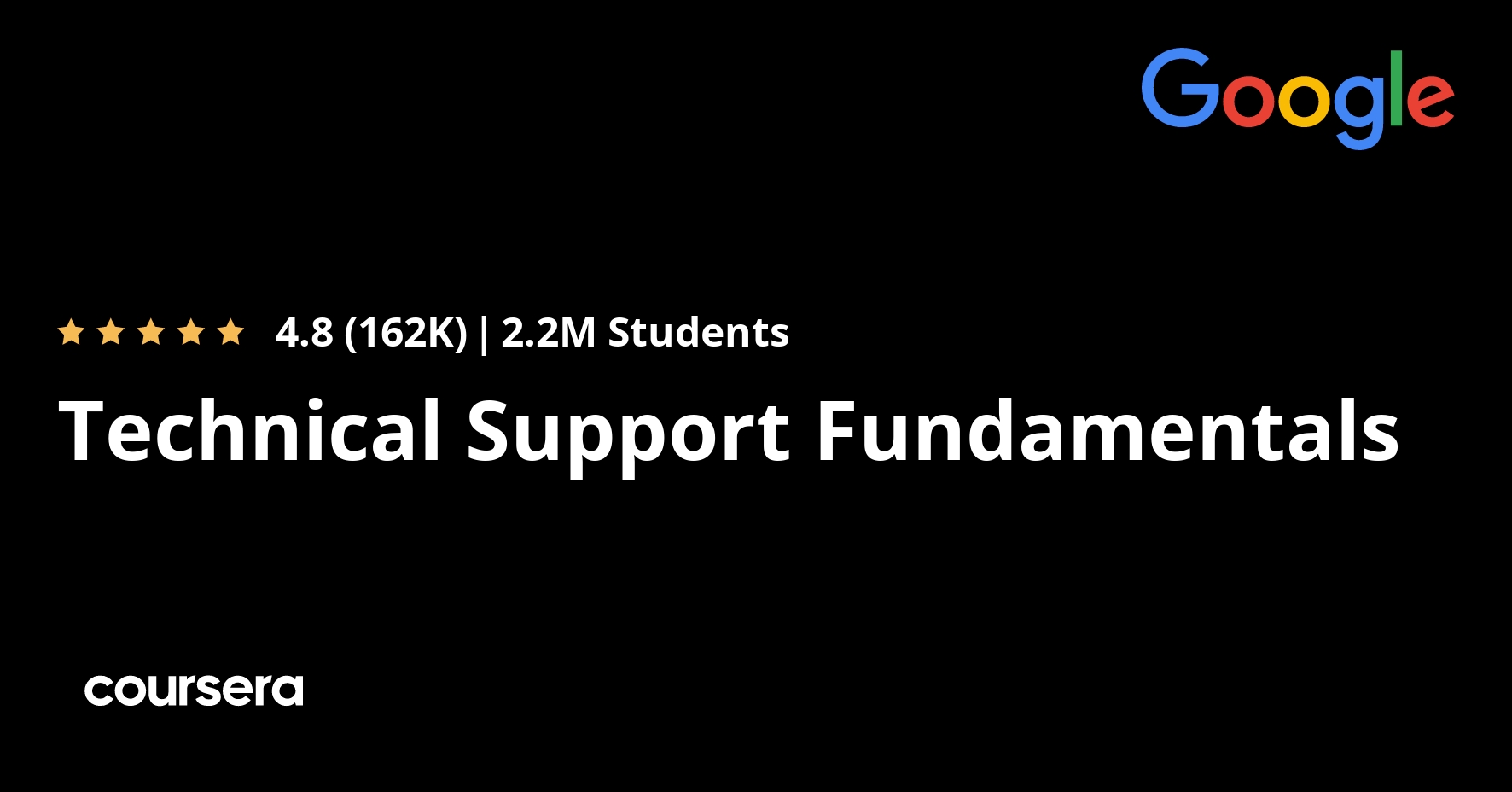 google it support professional certificate