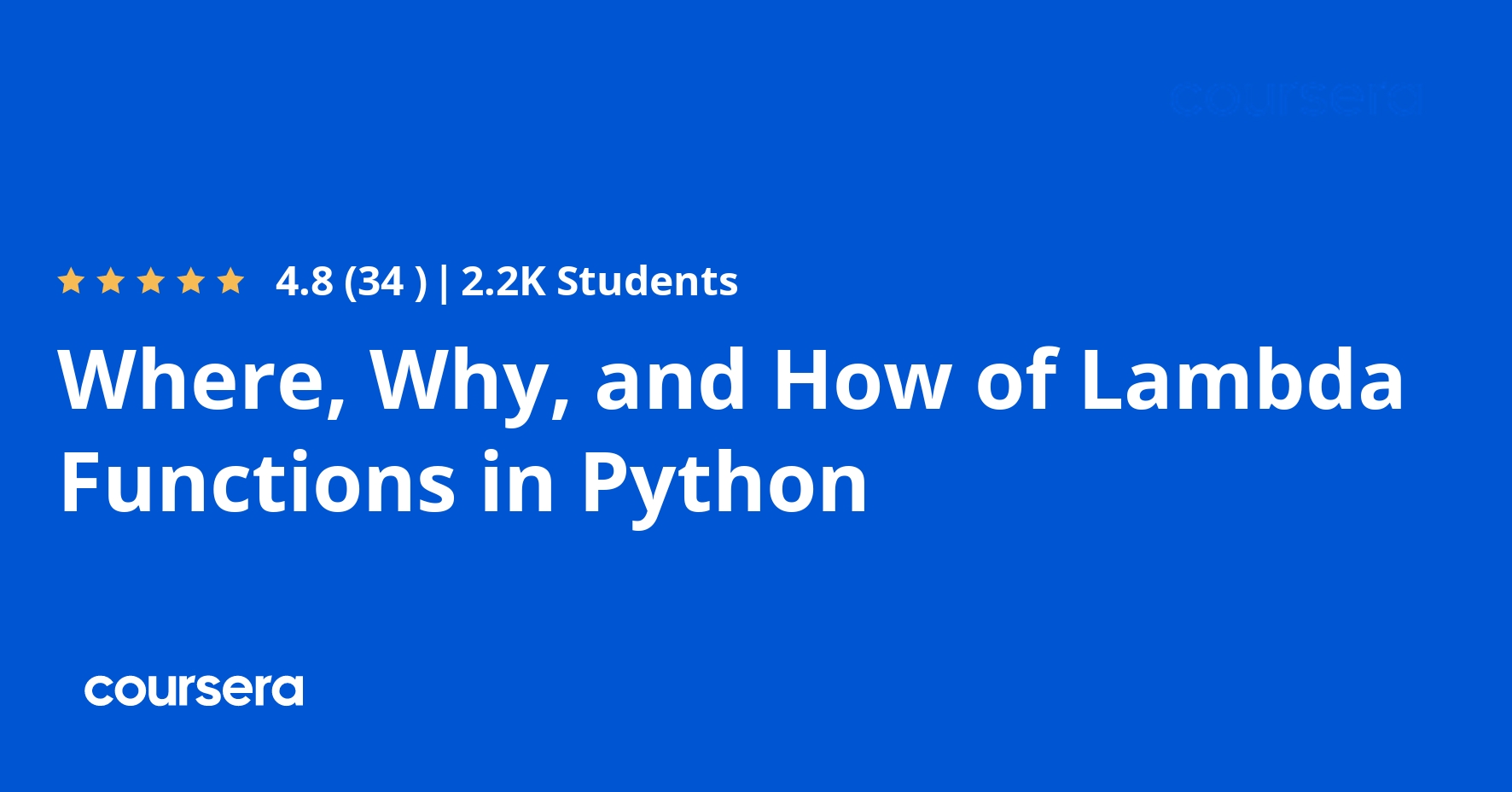 Where, Why, and How of Lambda Functions in Python