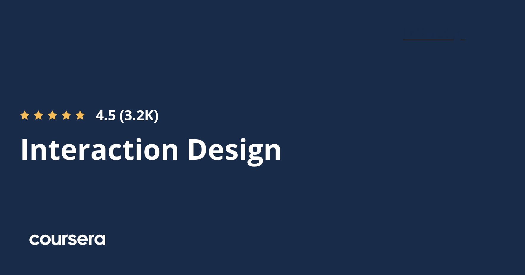 Interaction Design Coursera