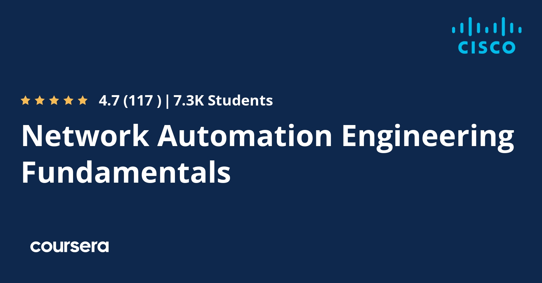 Network Automation Engineering Fundamentals Specialization [5 courses