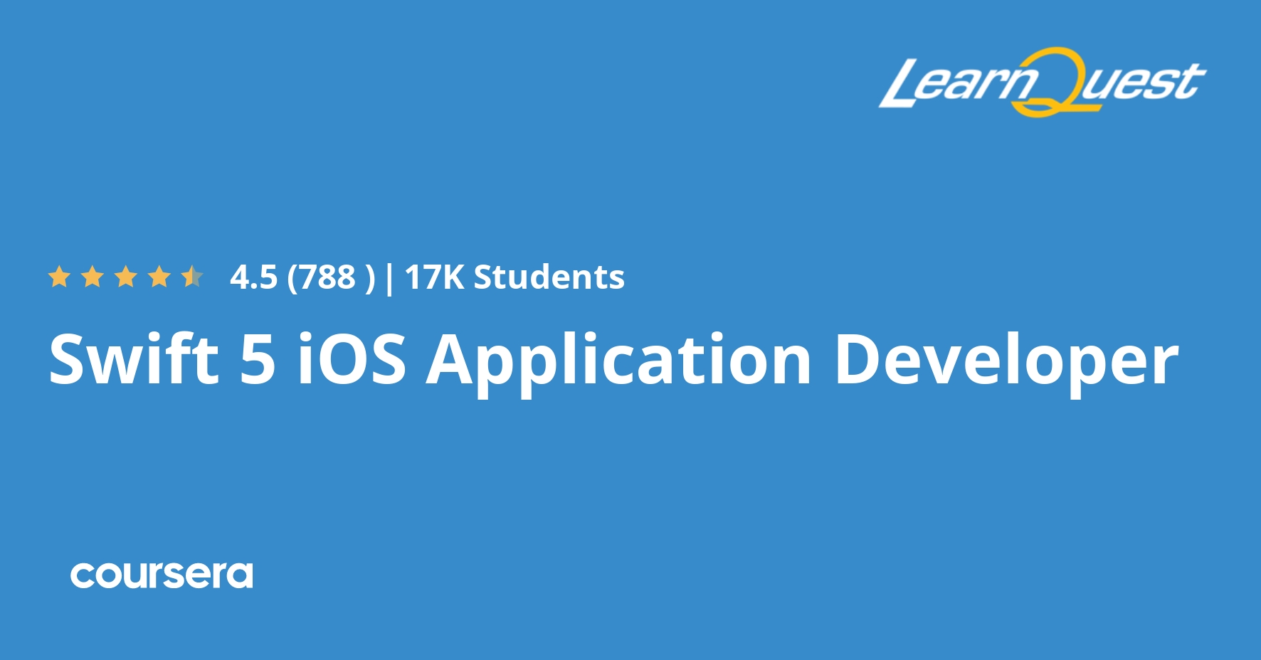 Swift 5 iOS Application Developer Specialization [4 courses