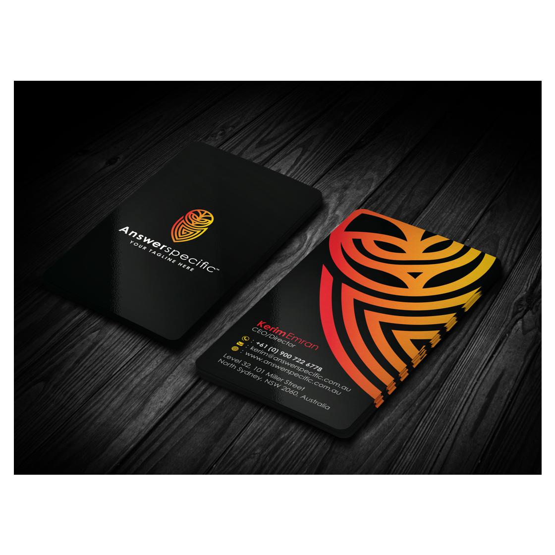 Business Card Design Custom Online Business Cards crowdspring