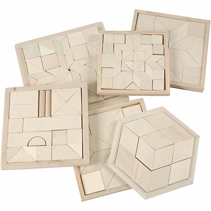 Jigsaw Puzzle, 1317,5 cm, Plywood, 6 Set CC57587 Craftsuprint