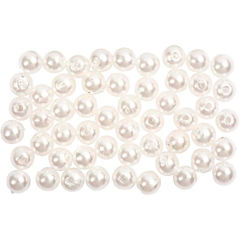 Wax Beads, 5 mm, Motherofpearl, 100 pc CC698161 Craftsuprint