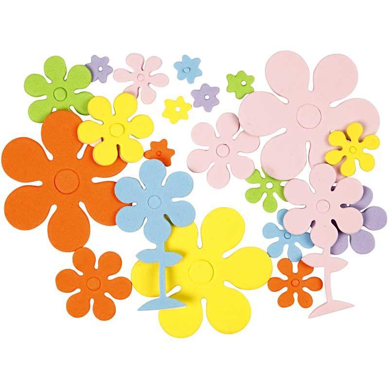 Eva Foam Shapes, 1060 mm, Flowers, 670 Asstd CC79063 Craftsuprint