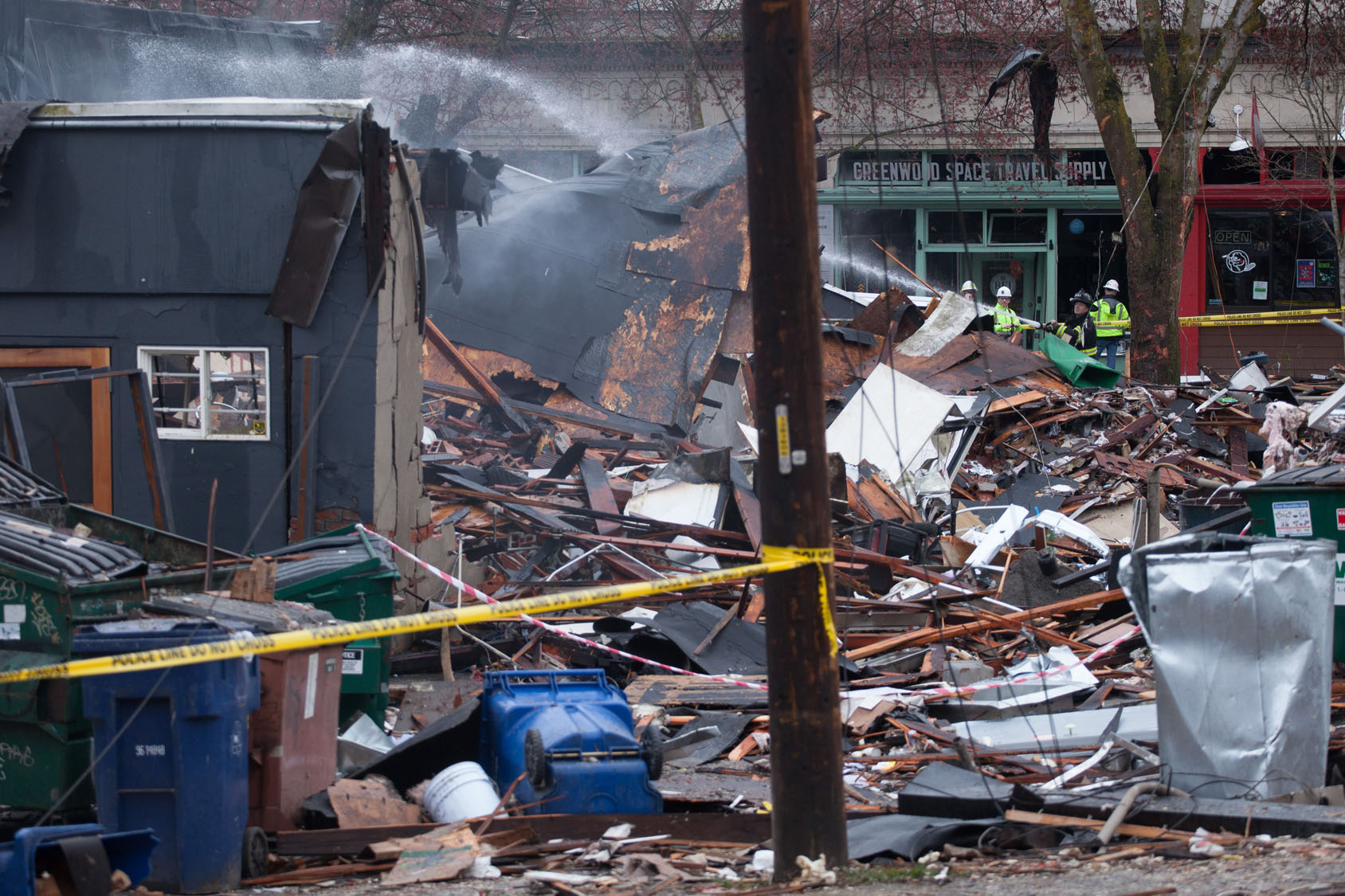 Natural Gas Explosion Levels Several Buildings In Seattle