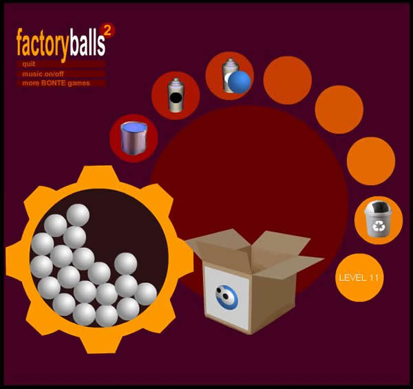 Factory balls. Factory balls