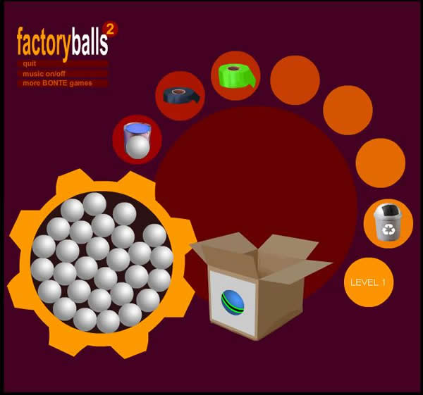 FactoryBalls 2 Walkthrough Level 1 to 5