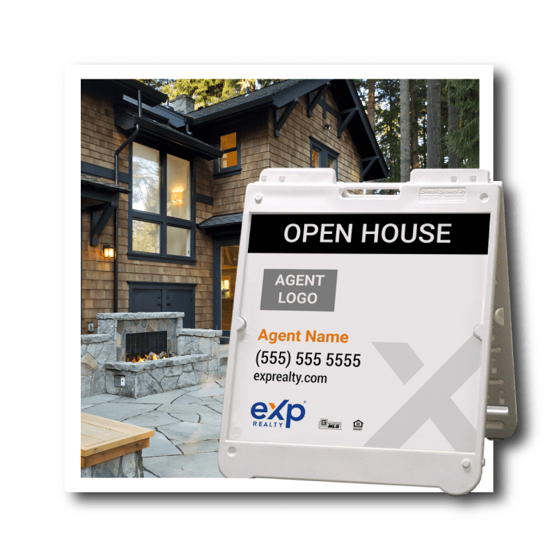 eXp Realty Signs Open House Signs Name Riders Feather Flags Dee