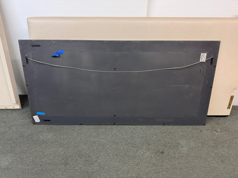 Restoration Hardware Metal Clad Floor Leaner/ Wall Mirror Design Plus