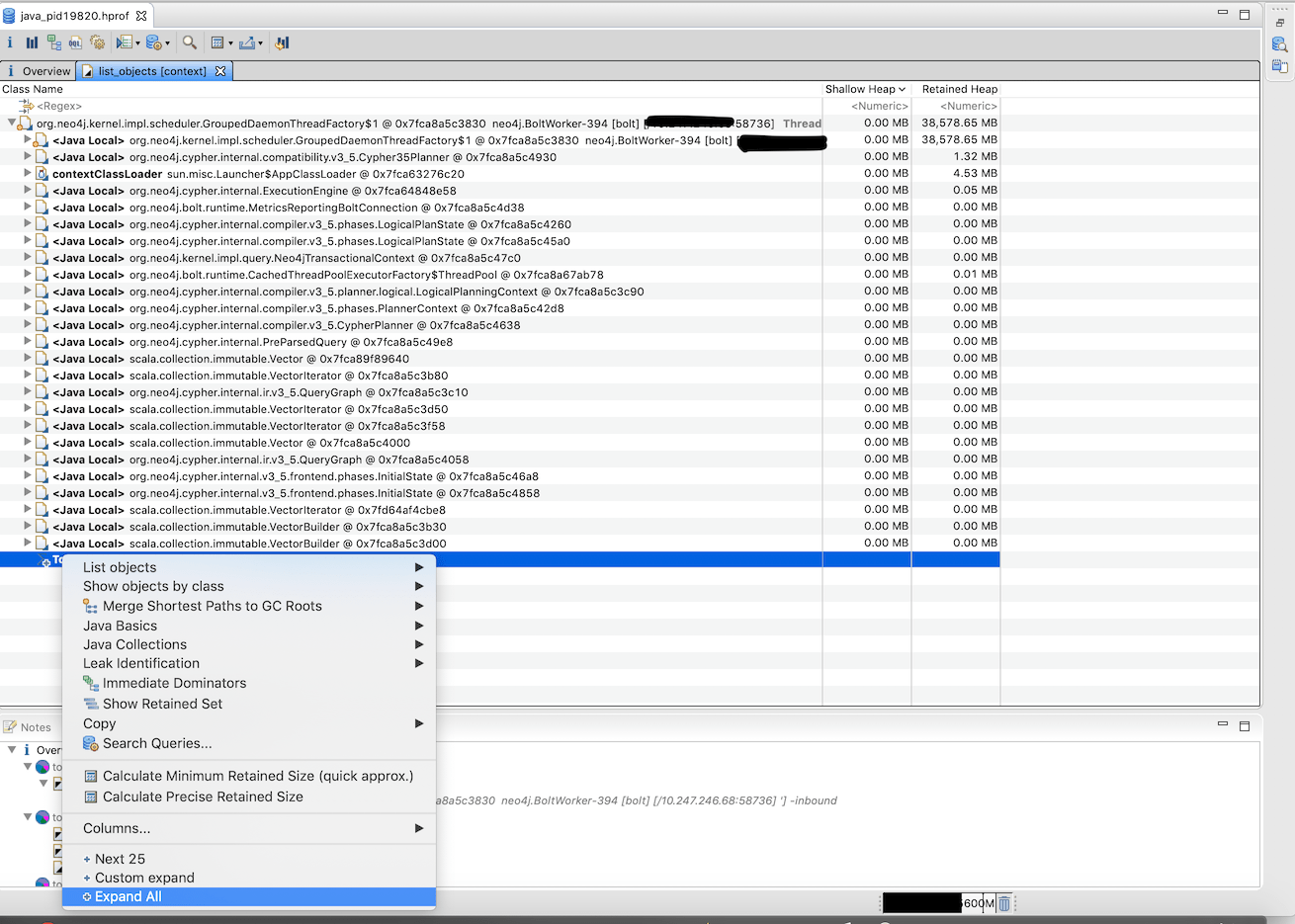 Analyzing a java heap dump Knowledge Base