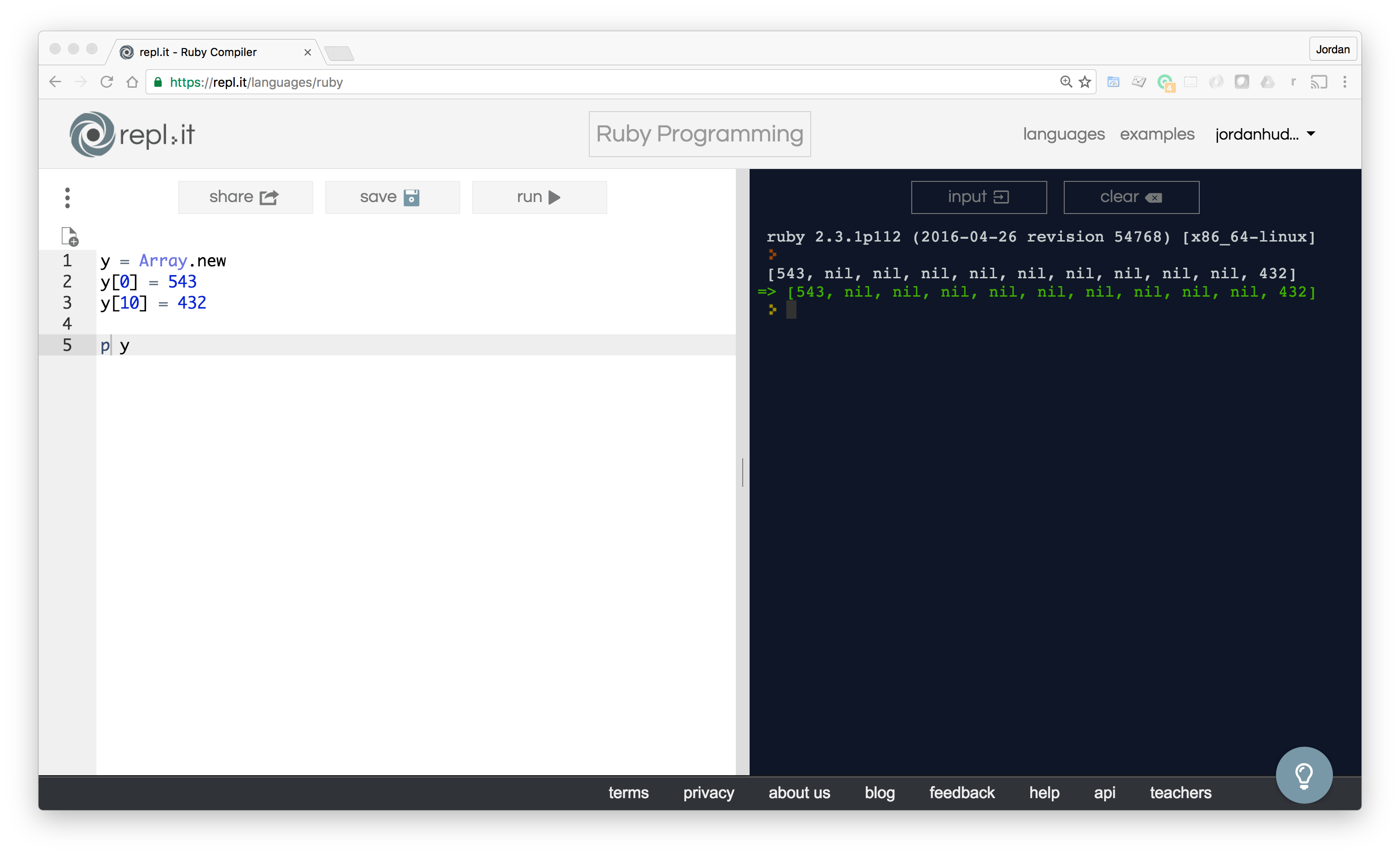 How to Use Arrays in Ruby