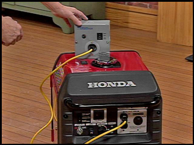 Transfer switch for emergency power generators.