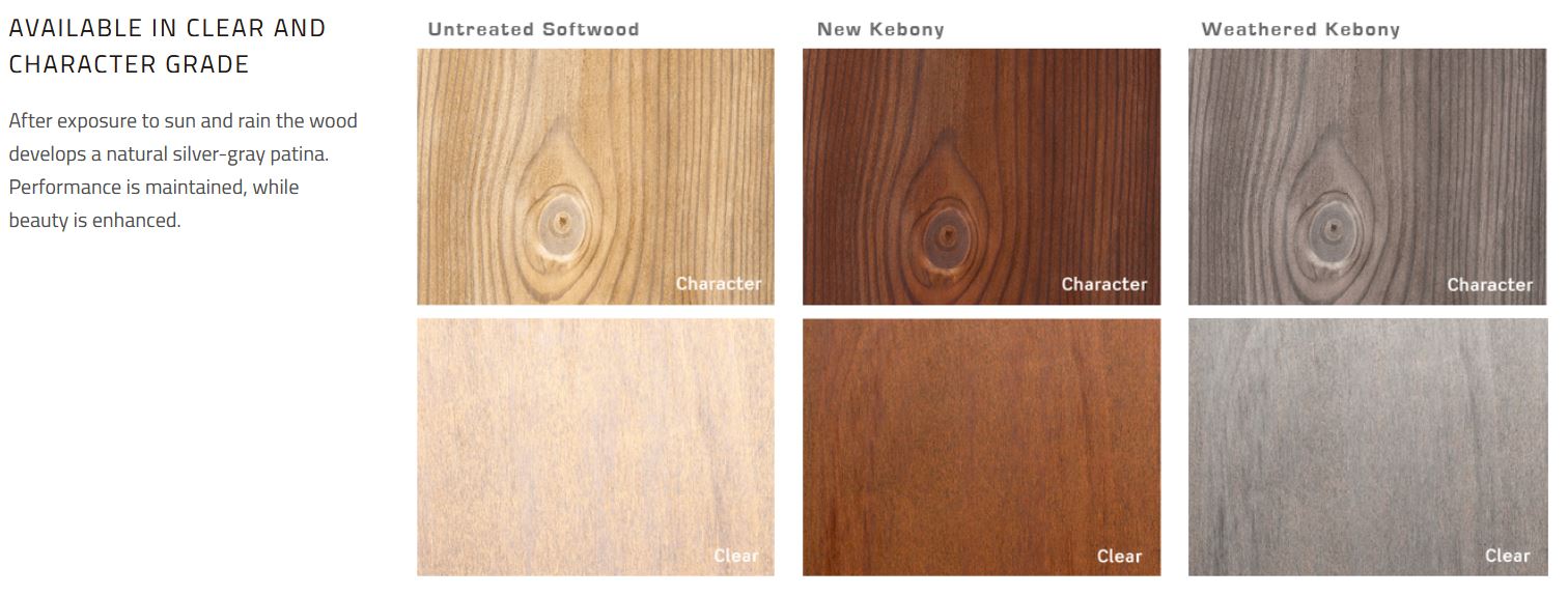 KEBONY wood the softwood turned to hardwood