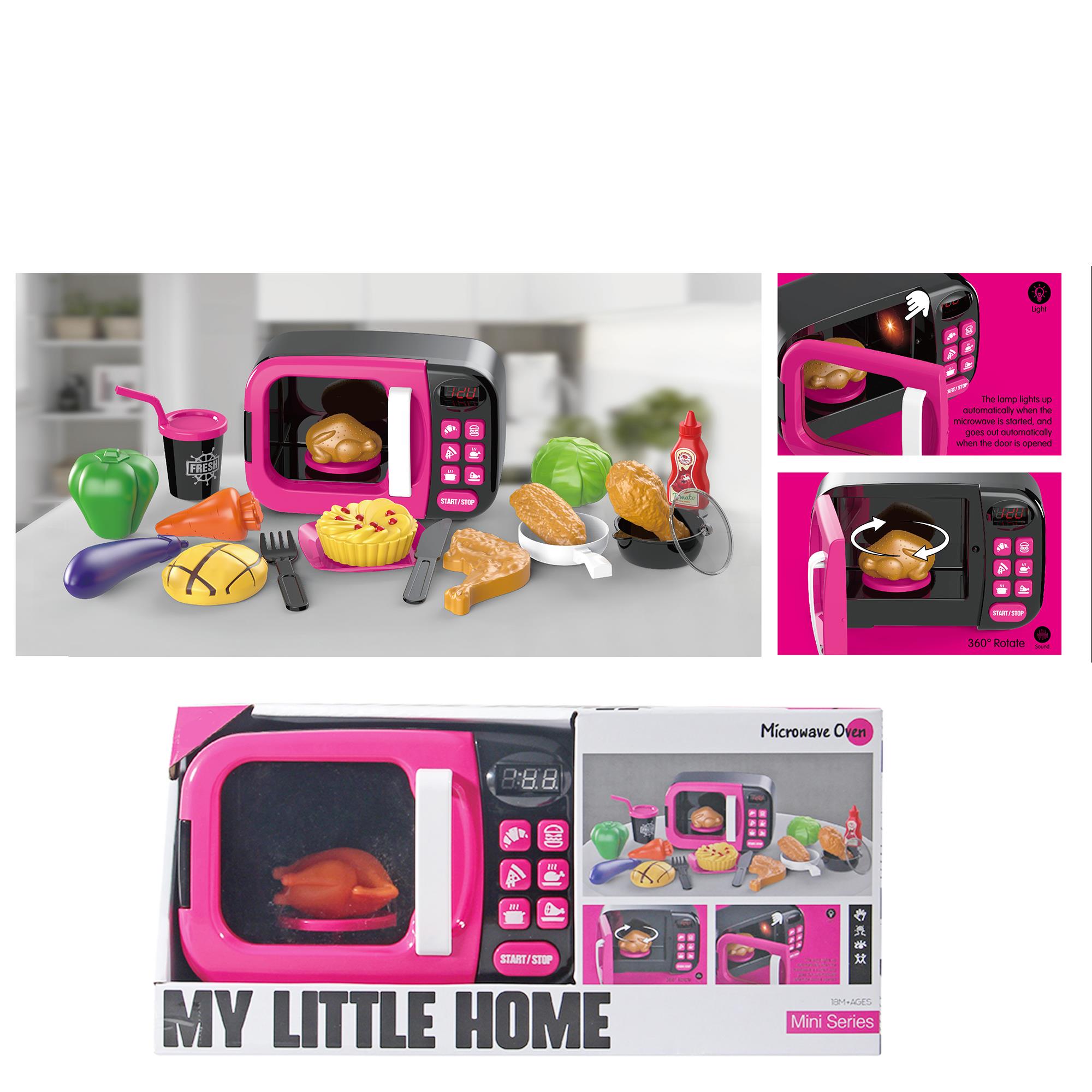 Battery Operated Microwave Playset w/light &Sound, wbx