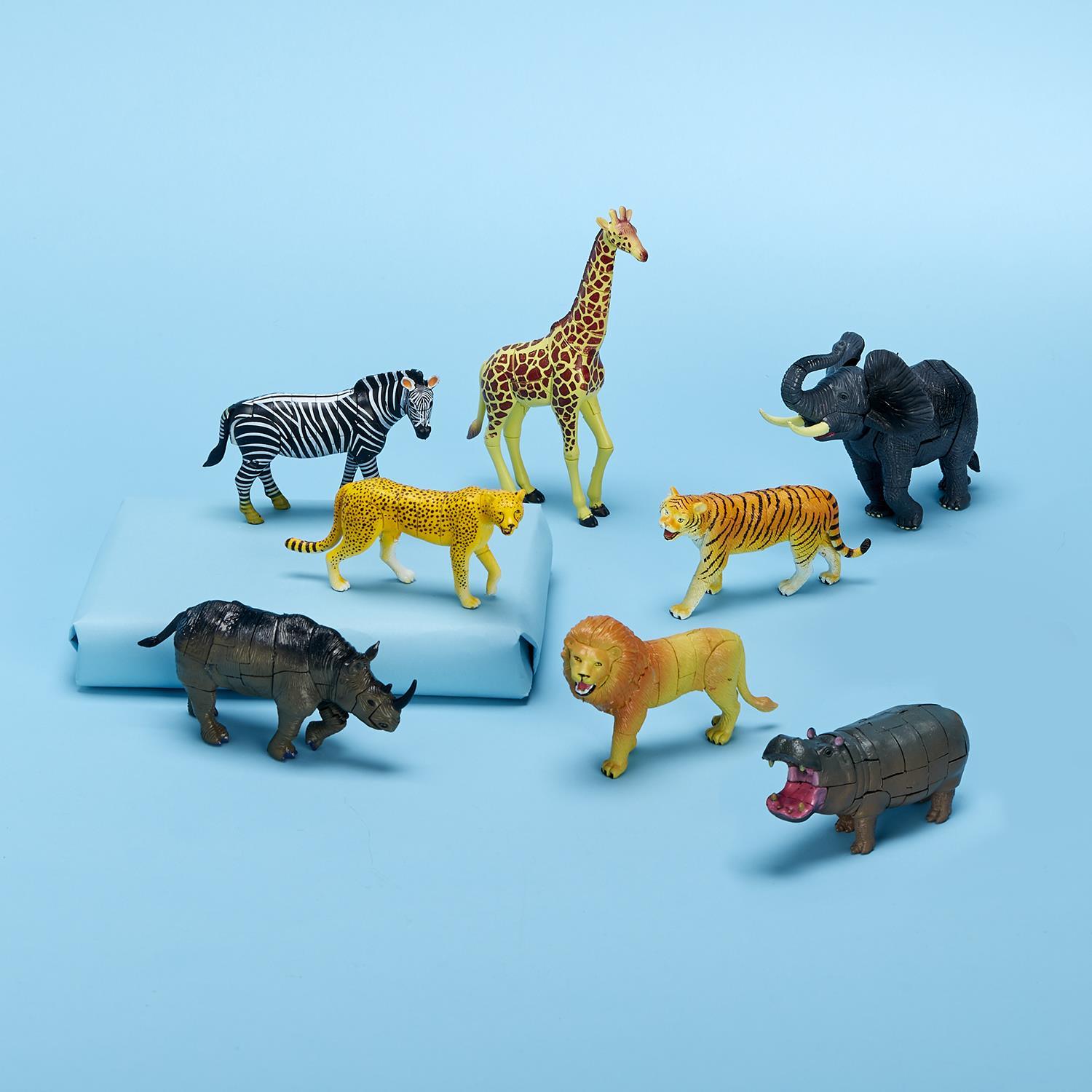 32 Pc Animal Puzzle Un Asst 8 Designs