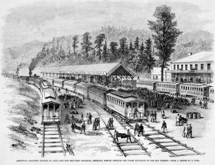 Malvern Railroad Station Drawing Encyclopedia of Arkansas