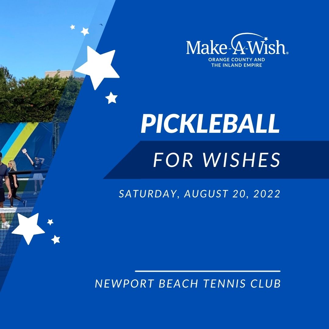 Inland Empire Events 2023 Pickleball for Wishes Powered By GiveSmart