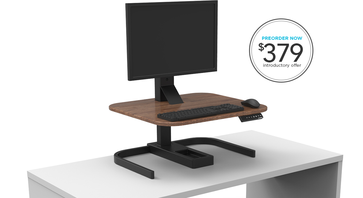 Standing desks took a huge leap forward Evodesk