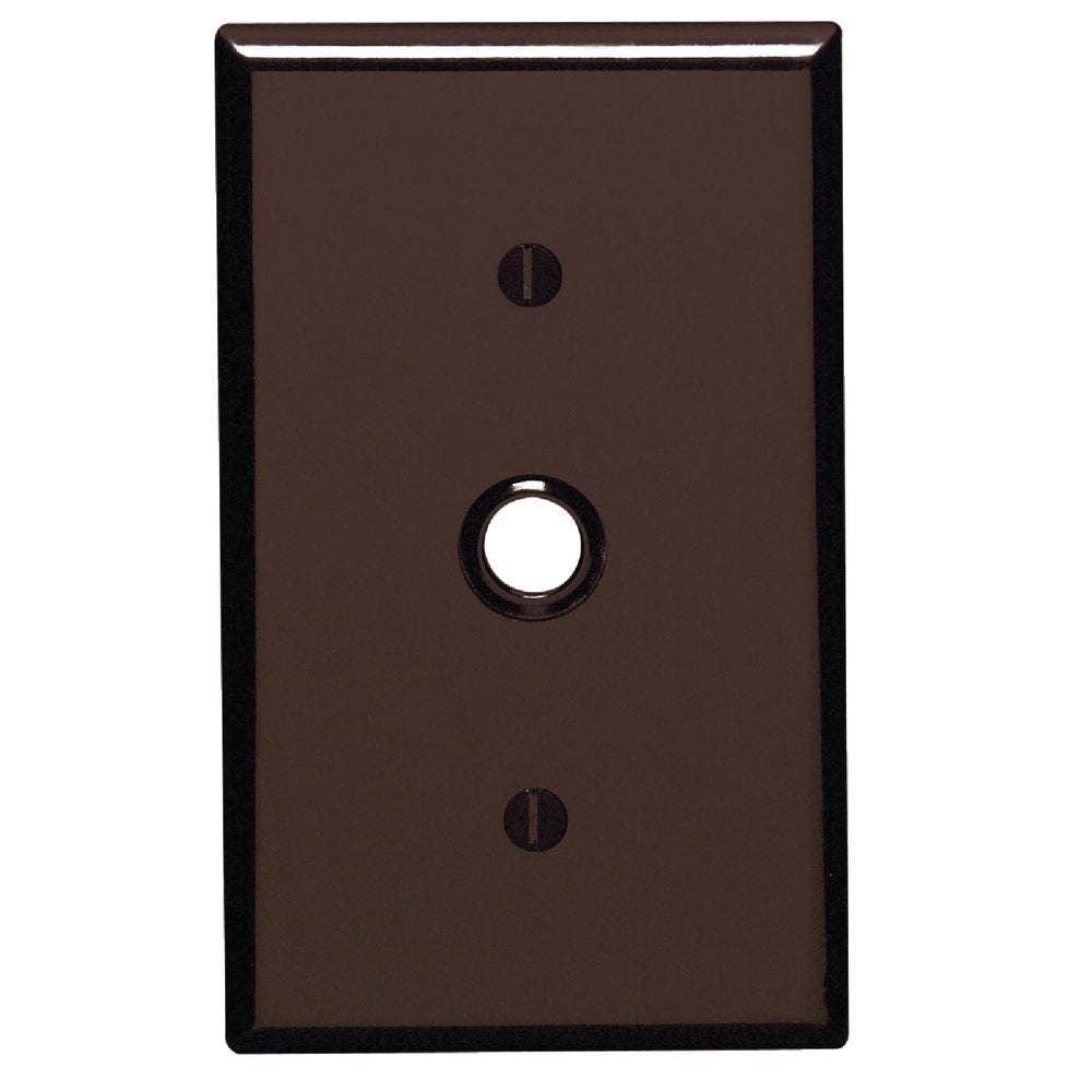 Leviton 00185018000 Leviton Telephone/Cable Wall Plate With Knockout