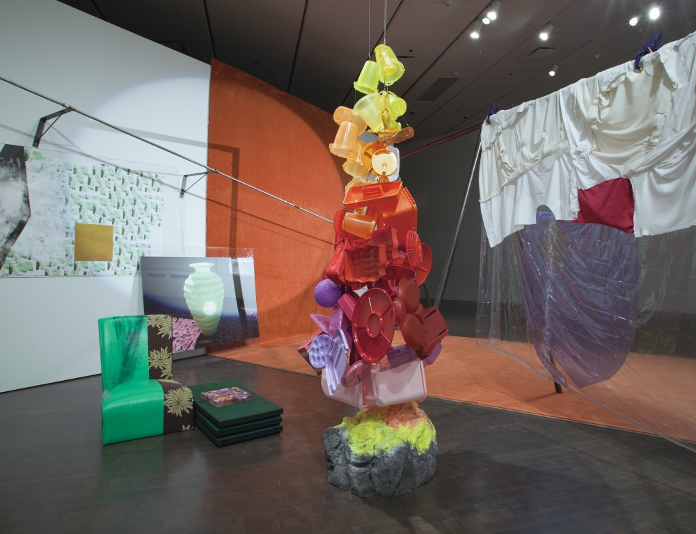 Wide Eyes Smeared Here Dear Jessica Stockholder at Art Unlimited