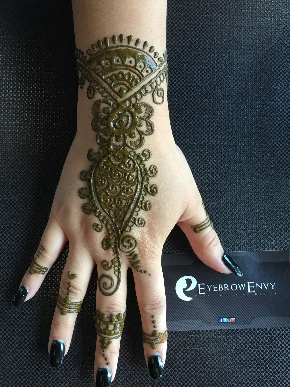 Try a Henna Tattoo! Designs vary and start at 8.00! 