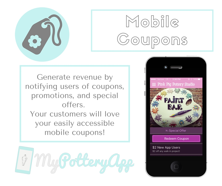 Customers LOVE coupons! Make them easy accessible & keep customers coming back for more! www