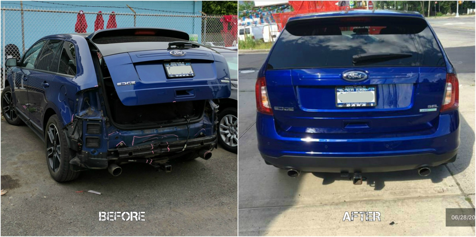 Another awesome job done on this Ford Edge! cars autobody 