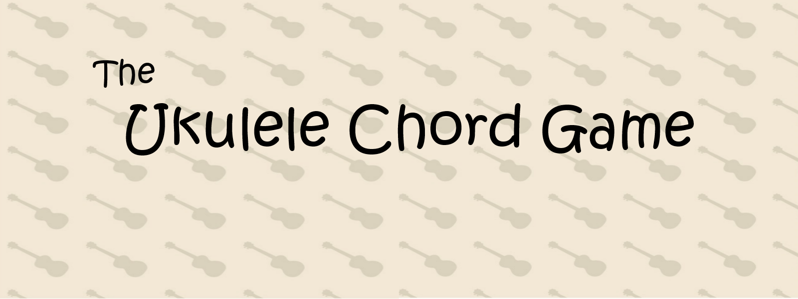 The Ukulele Chord Game