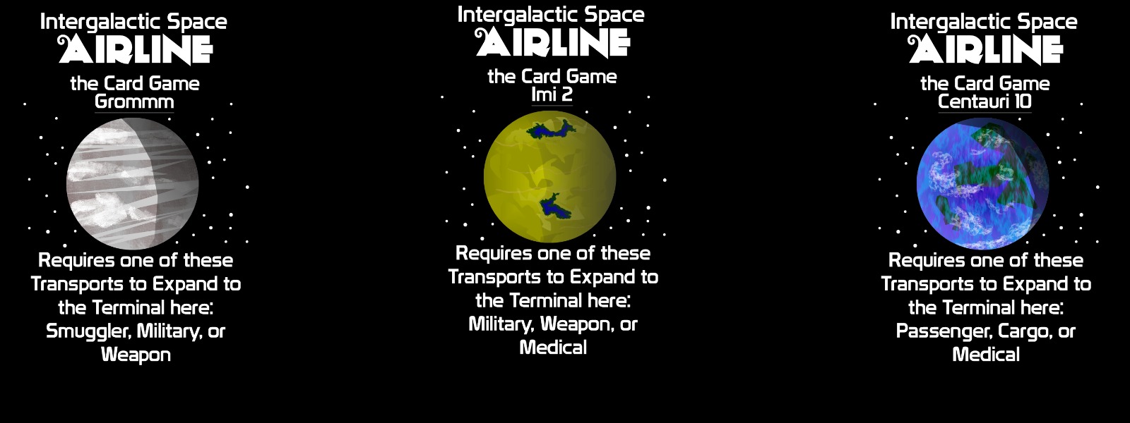 Intergalactic Space Airline the Card Game