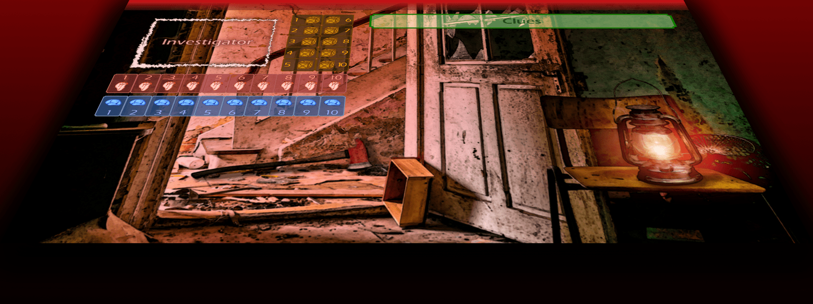 Arkham Horror LCG Player Mat Tracker Version Survivor