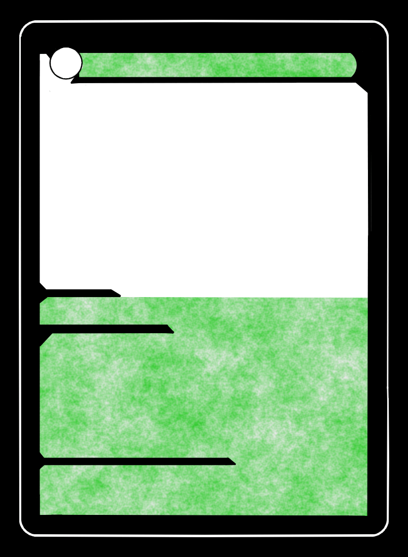 Poker Card Clean Green Card Template