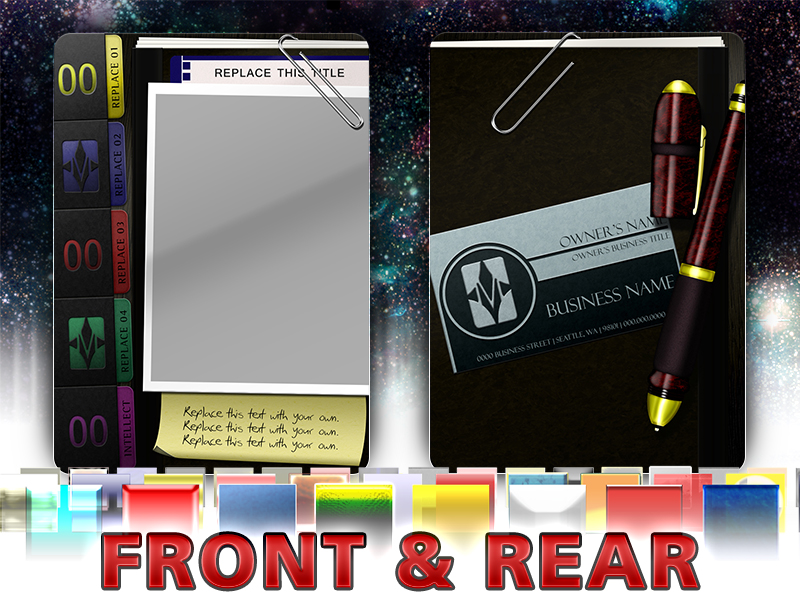 Trading Card Game Template 02