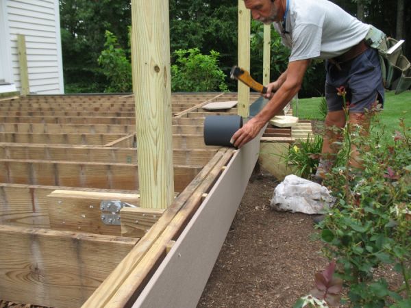 Spacing Deck Facias for Bolt Heads