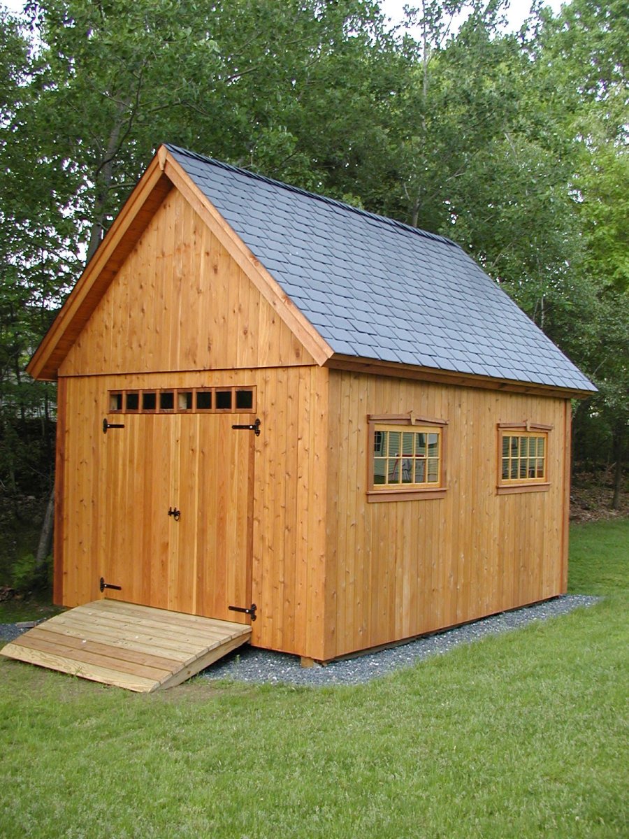 Cedar Shed for Mower Fine Homebuilding