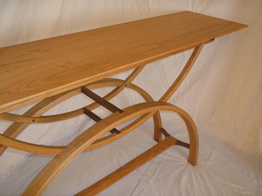 Arch Leg Hall Table FineWoodworking