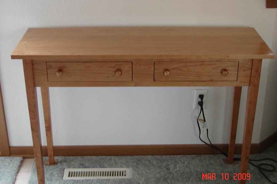 Shaker Hall Table FineWoodworking