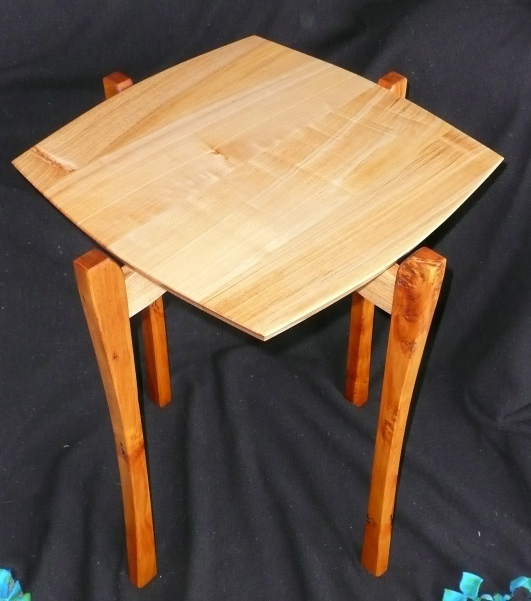 End Table in Pacific Yew and Maple FineWoodworking