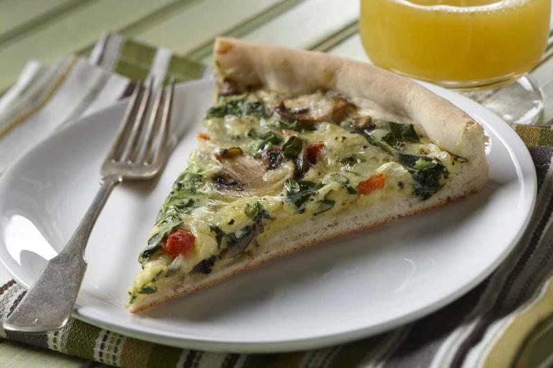 Vegetable Quiche Pizza