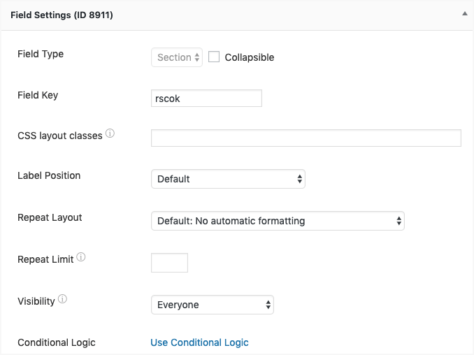 Repeater Formidable Forms