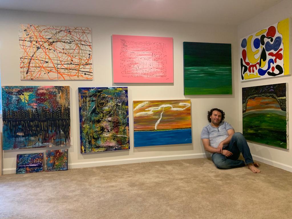 Abstract Painting Appreciation by artist M.... Fundly