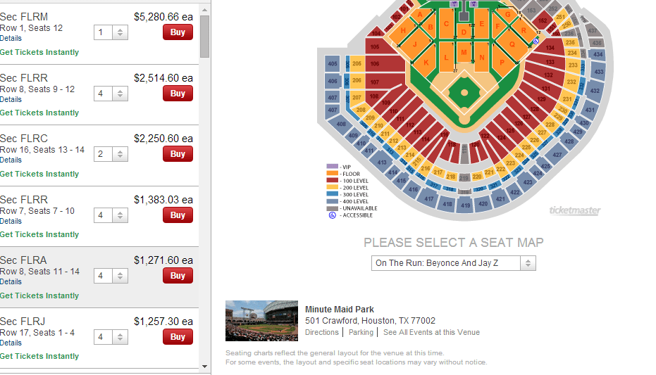 Beyonce Tickets Fundly