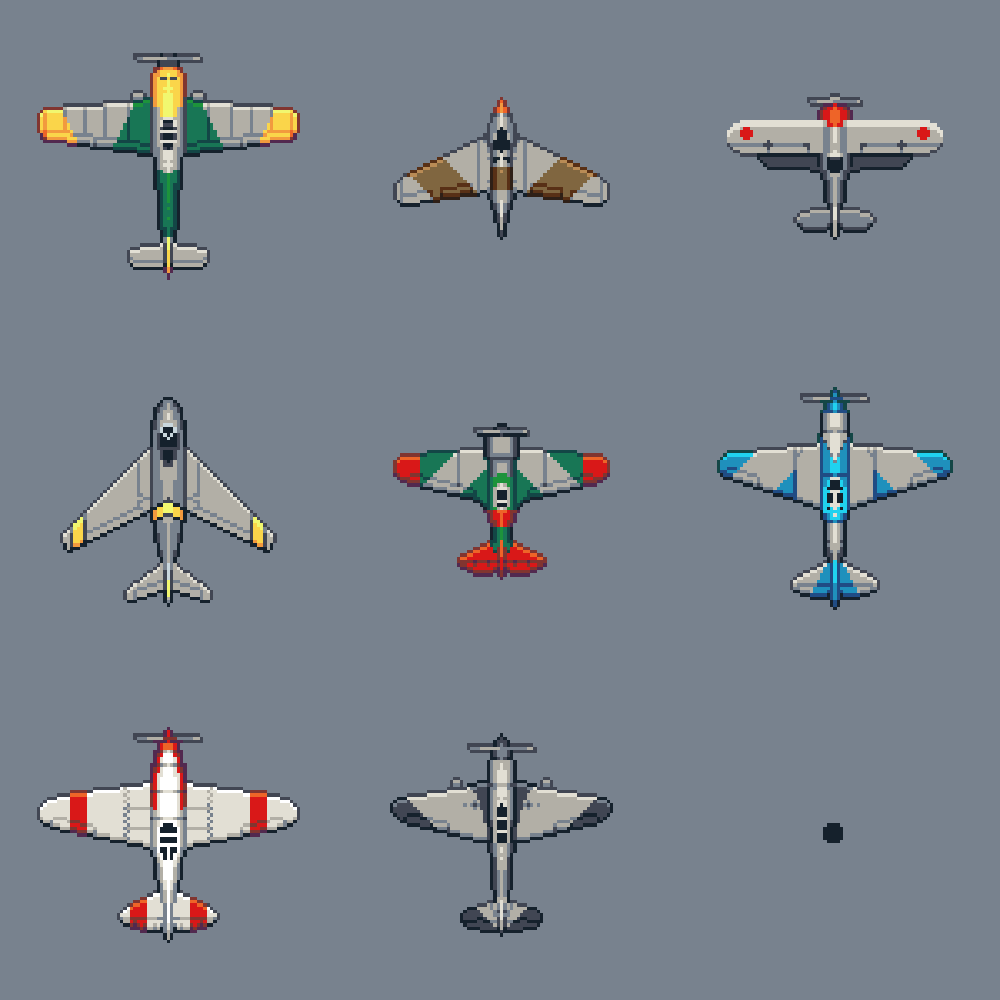 Pixelart Planes Game Pack
