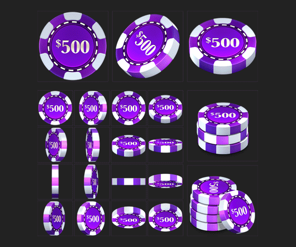 Poker Chips Pack 1 Game Art Partners