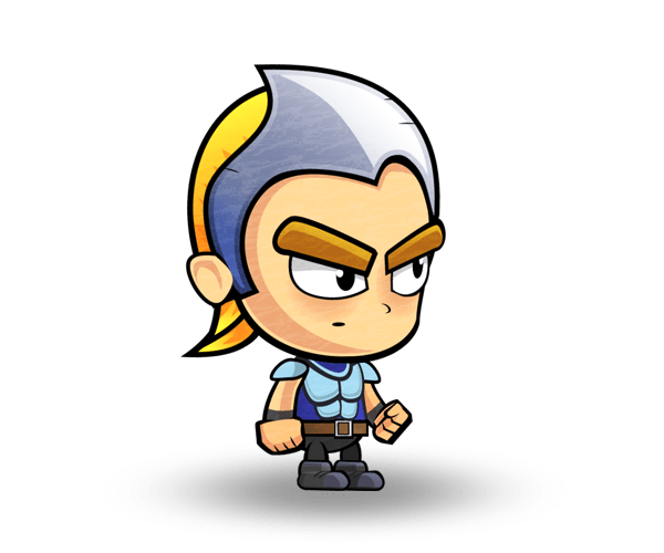 Thork the Warrior Character Set Game Art Partners