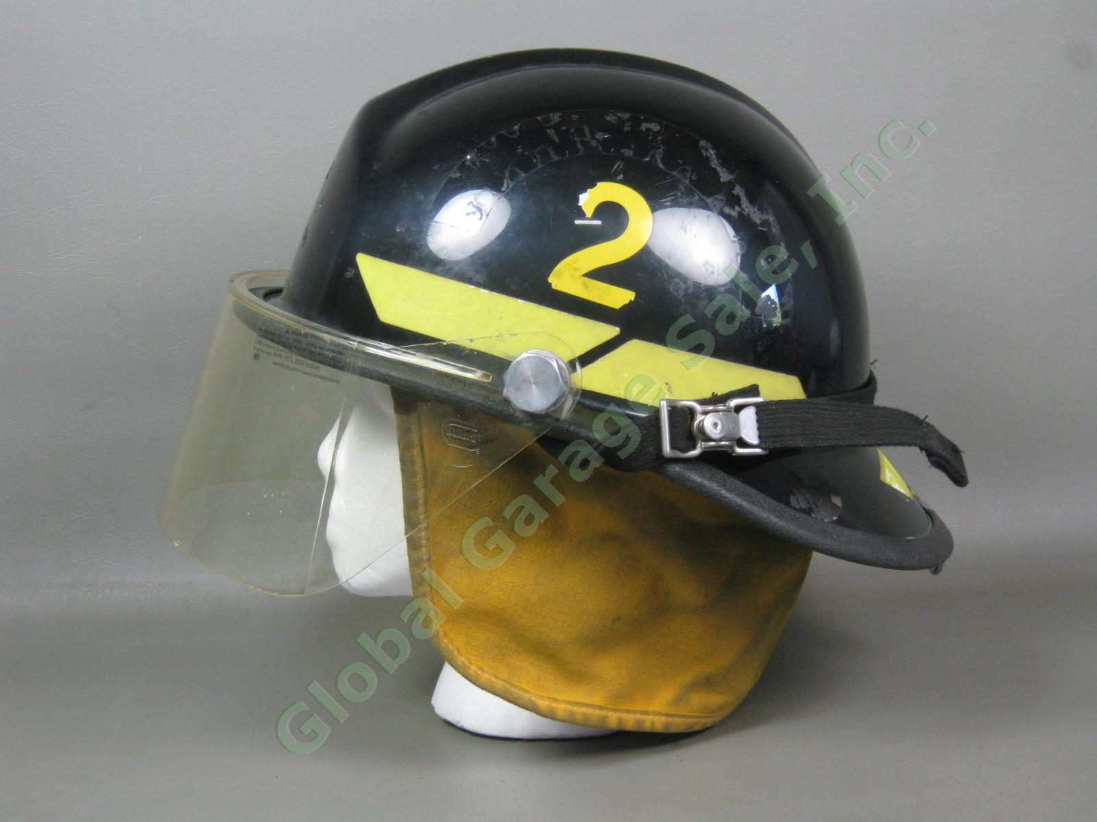 Bullard Firedome PX Firefighter Fire Helmet w/ R721 Liner + Face Shield