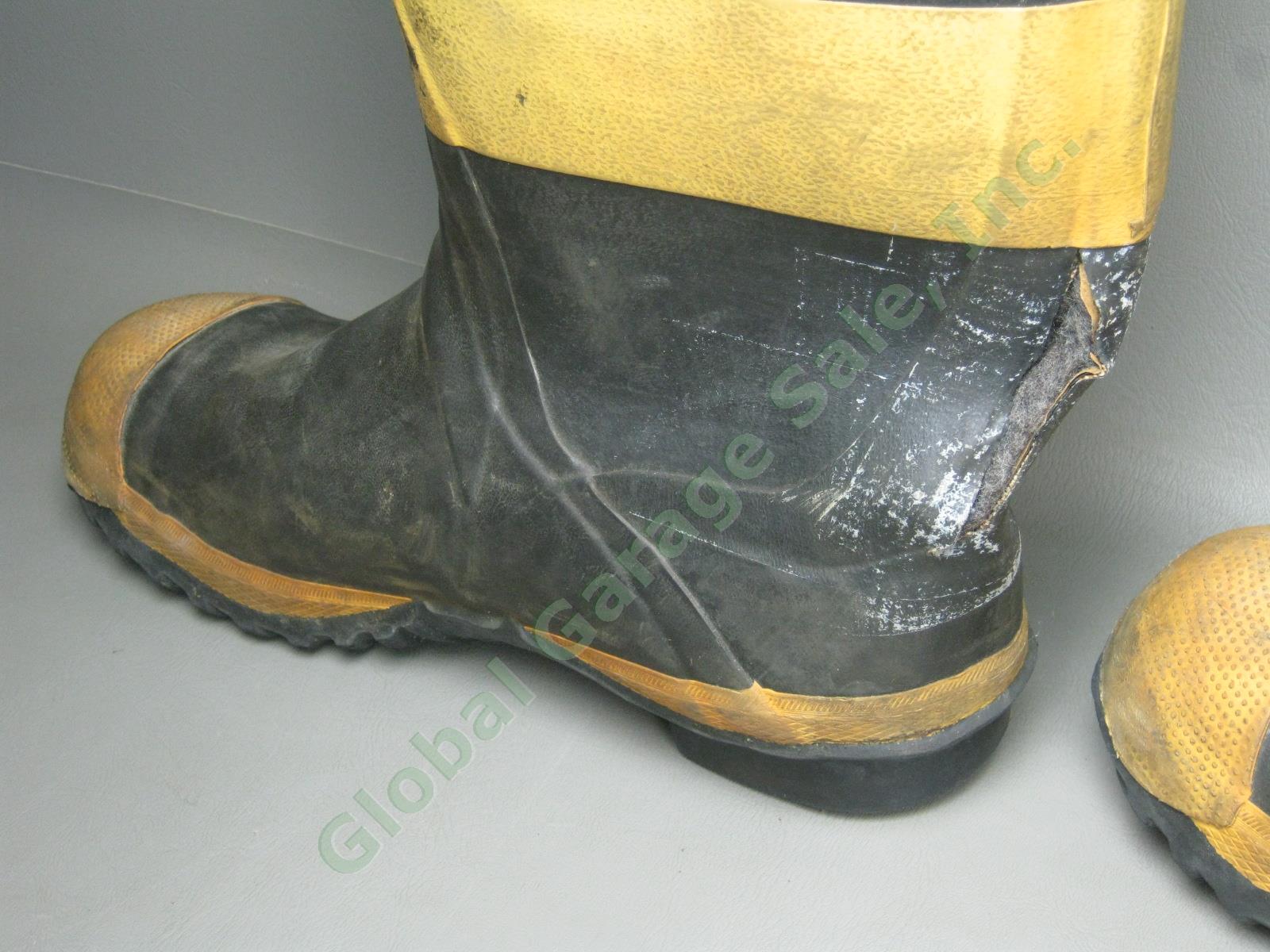 Vtg FDNY Firemaster Ranger NYFD Spec B2 Firefighter Hip Boots 33" Inch