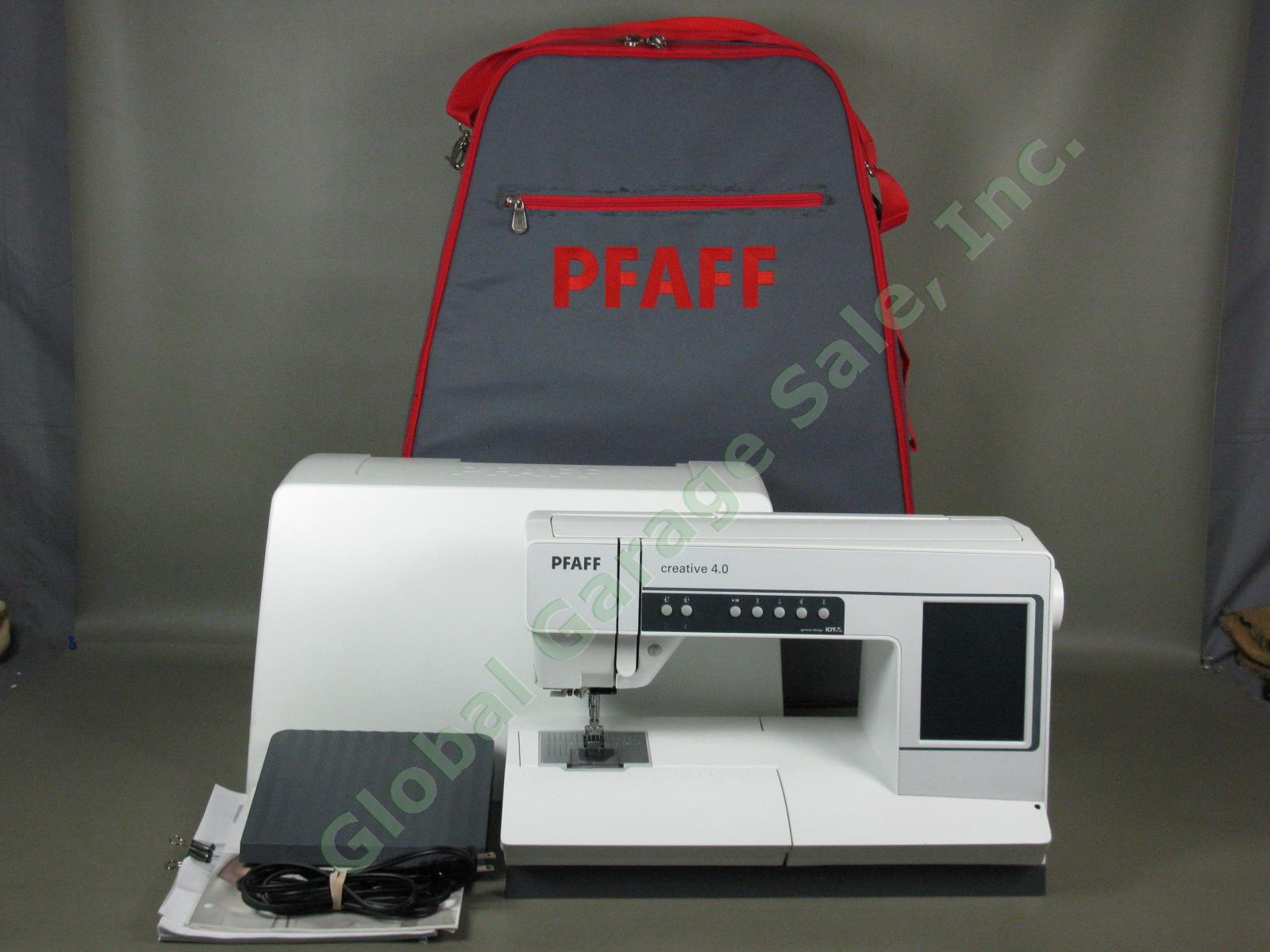 Pfaff Creative 4.0 Sewing Embroidery Machine Unit Travel Case Control